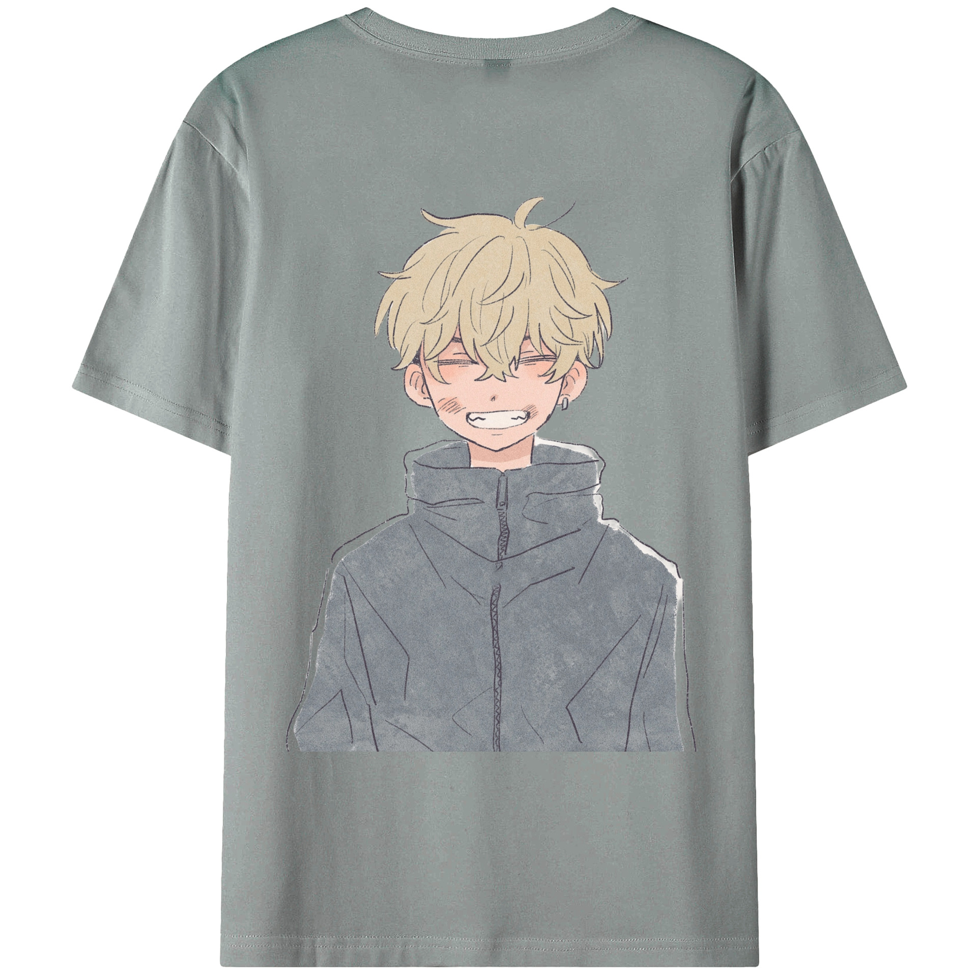 （画像用） 東京リベンジャーズ Tokyo Revengers 綿100％ メンズ半袖Tシャツ（バックプリント） 通気性